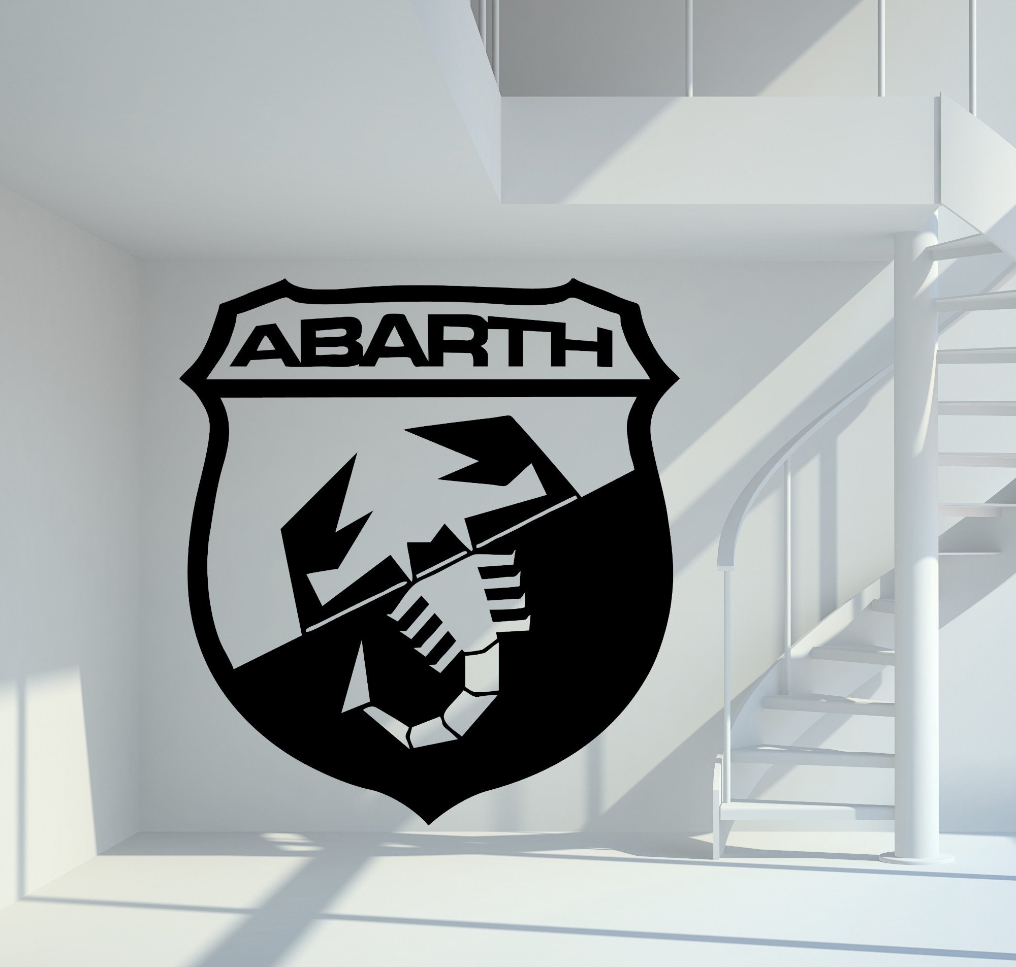 46116 Abarth Wandtattoo